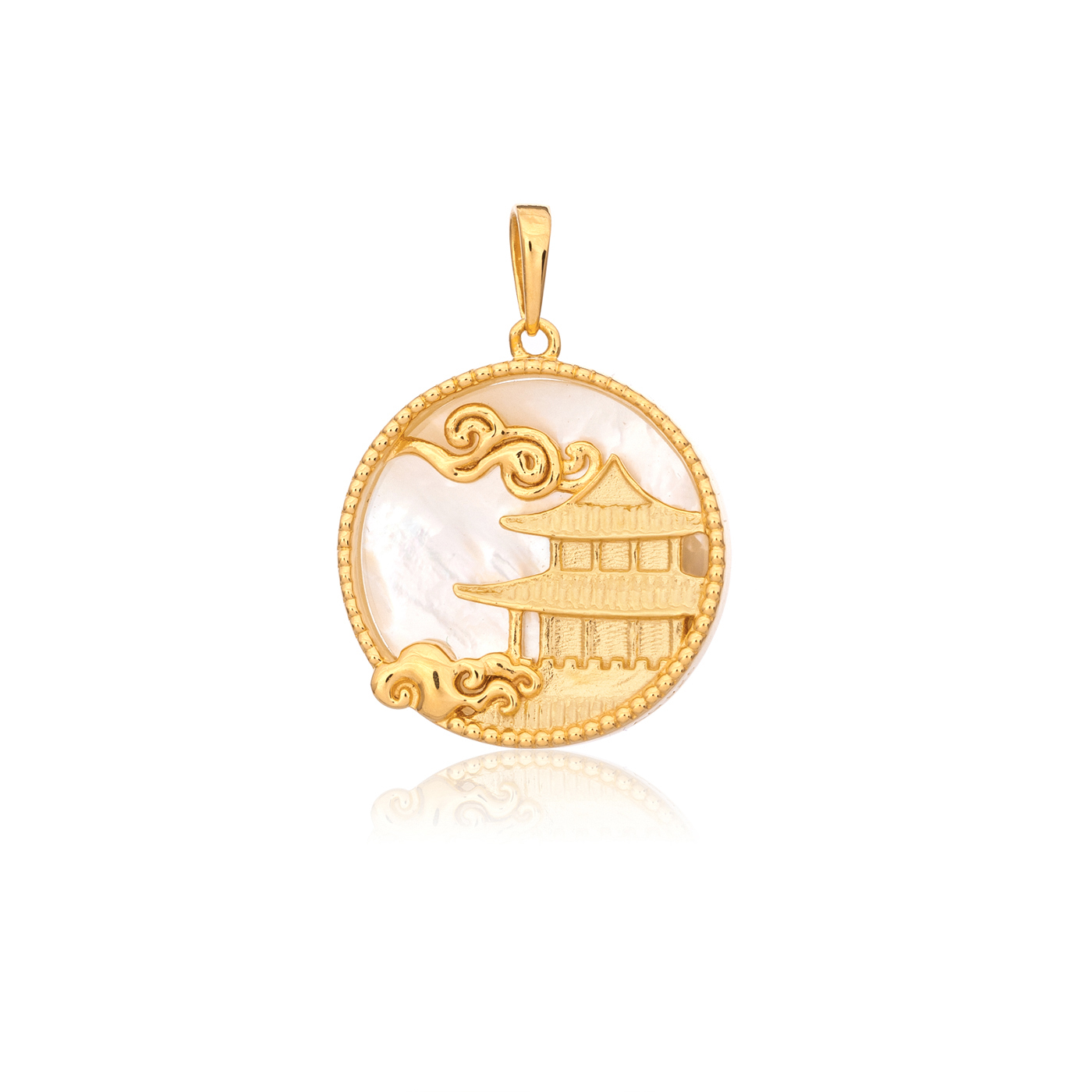 Charm - (Mystical Moon Palace - Gold 18mm)