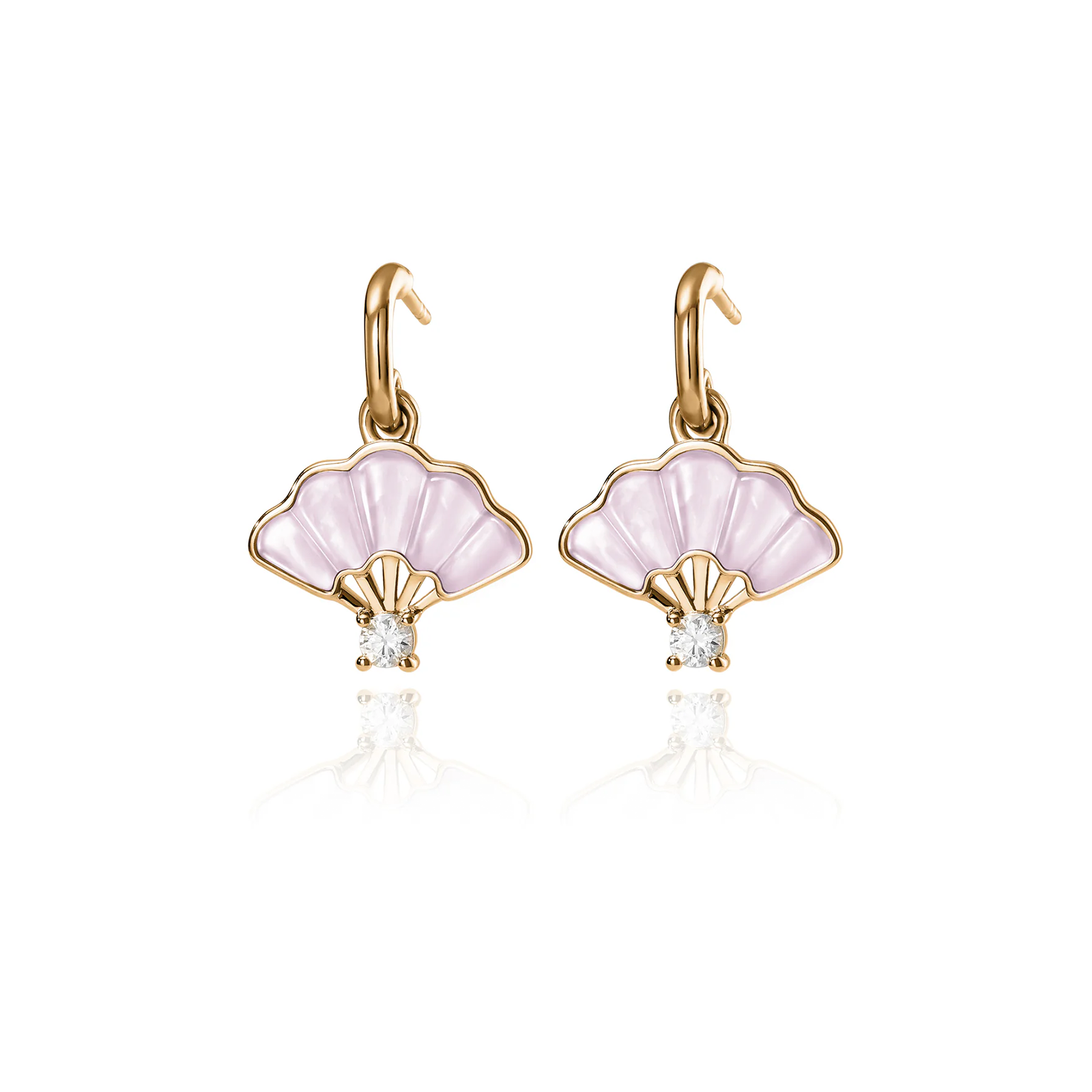 Khuyên tai - (Floral Fan Dangle)