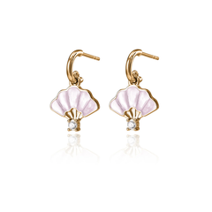 Khuyên tai - (Floral Fan Dangle)