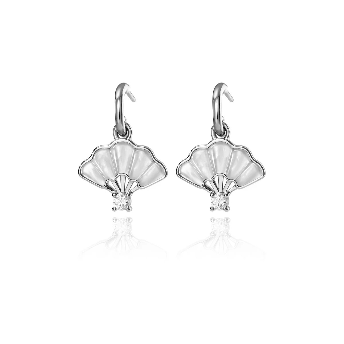 Khuyên tai - (Floral Fan Dangle)