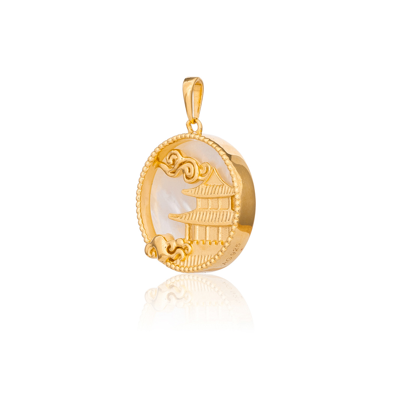 Charm - (Mystical Moon Palace - Gold 18mm)