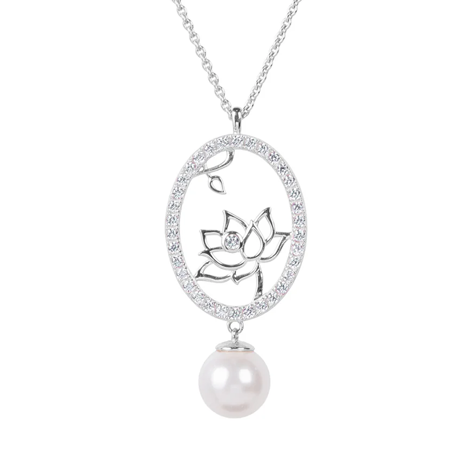 Dây chuyền - Màu vàng hồng (Lotus Fairies Oval)