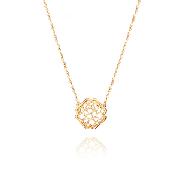 Dây Chuyền Nét Thanh Nhã Nhà Đường - Hoa Mẫu Đơn (Tang Elegance)