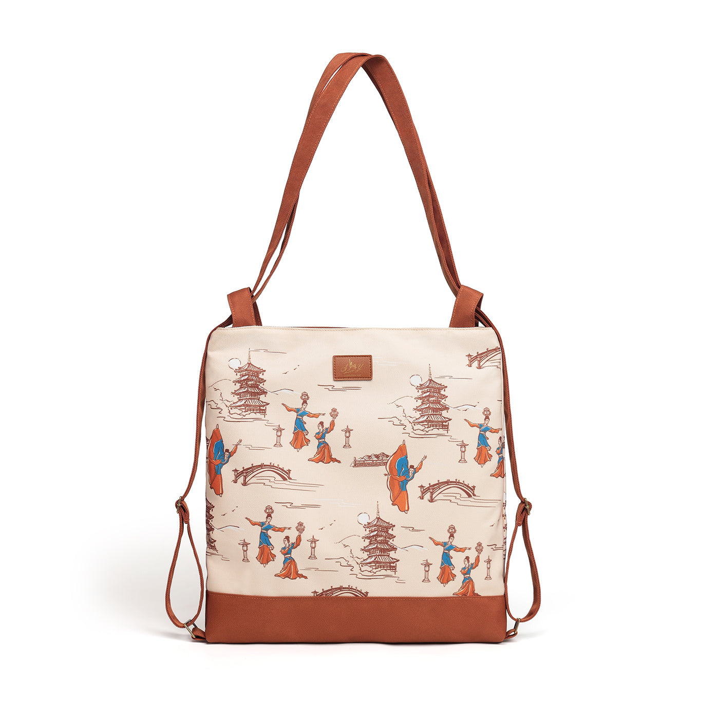 Túi/ Ba lô vải đa năng – Đèn Lồng Duyên Dáng (Lantern Grace 3-way Bag)