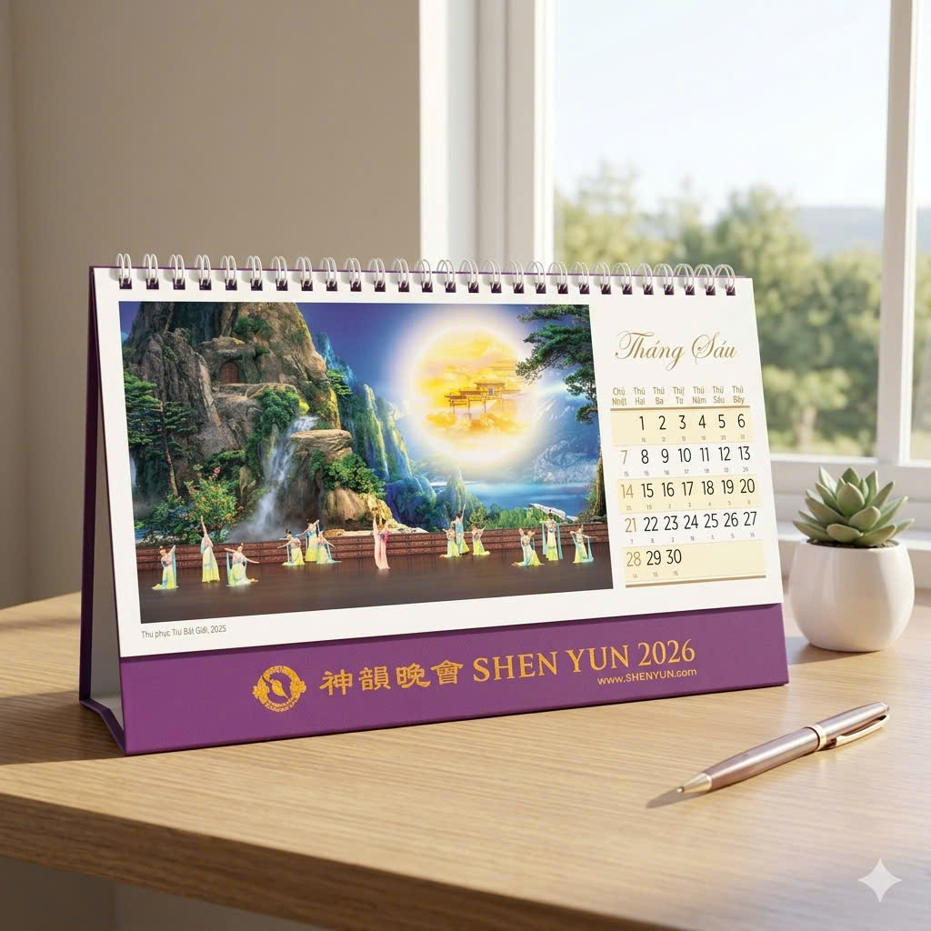 Lịch Để Bàn 2026 Shen Yun