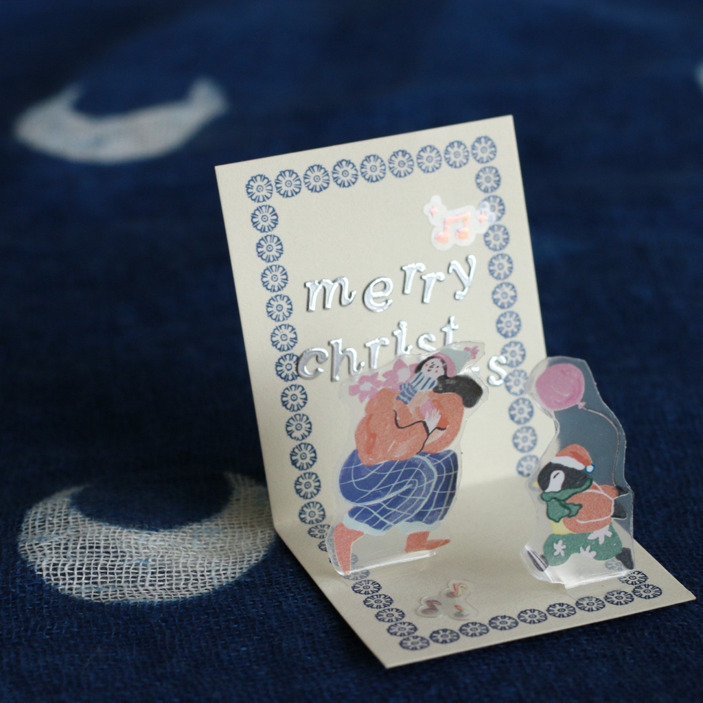 Stickers dạng PET Tape Winter Fairies chiết chu kì 100 cm | teayou shop