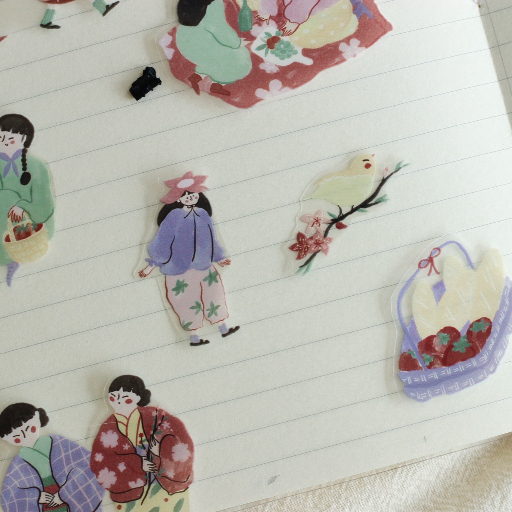 [Chiết lẻ] PET Tape Spring Fairies by teayou shop