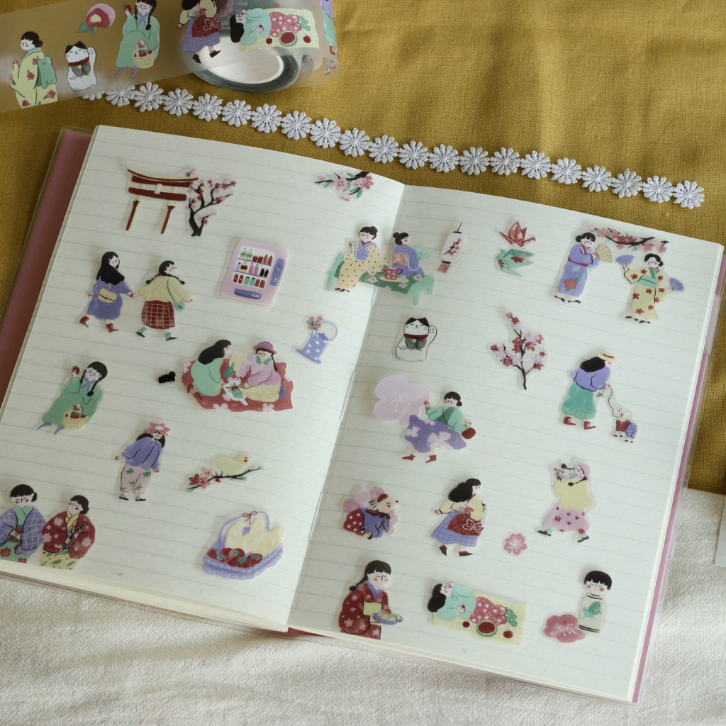 [Chiết lẻ] PET Tape Spring Fairies by teayou shop
