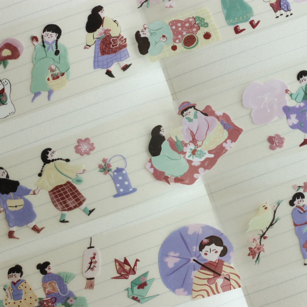 [Chiết lẻ] PET Tape Spring Fairies by teayou shop