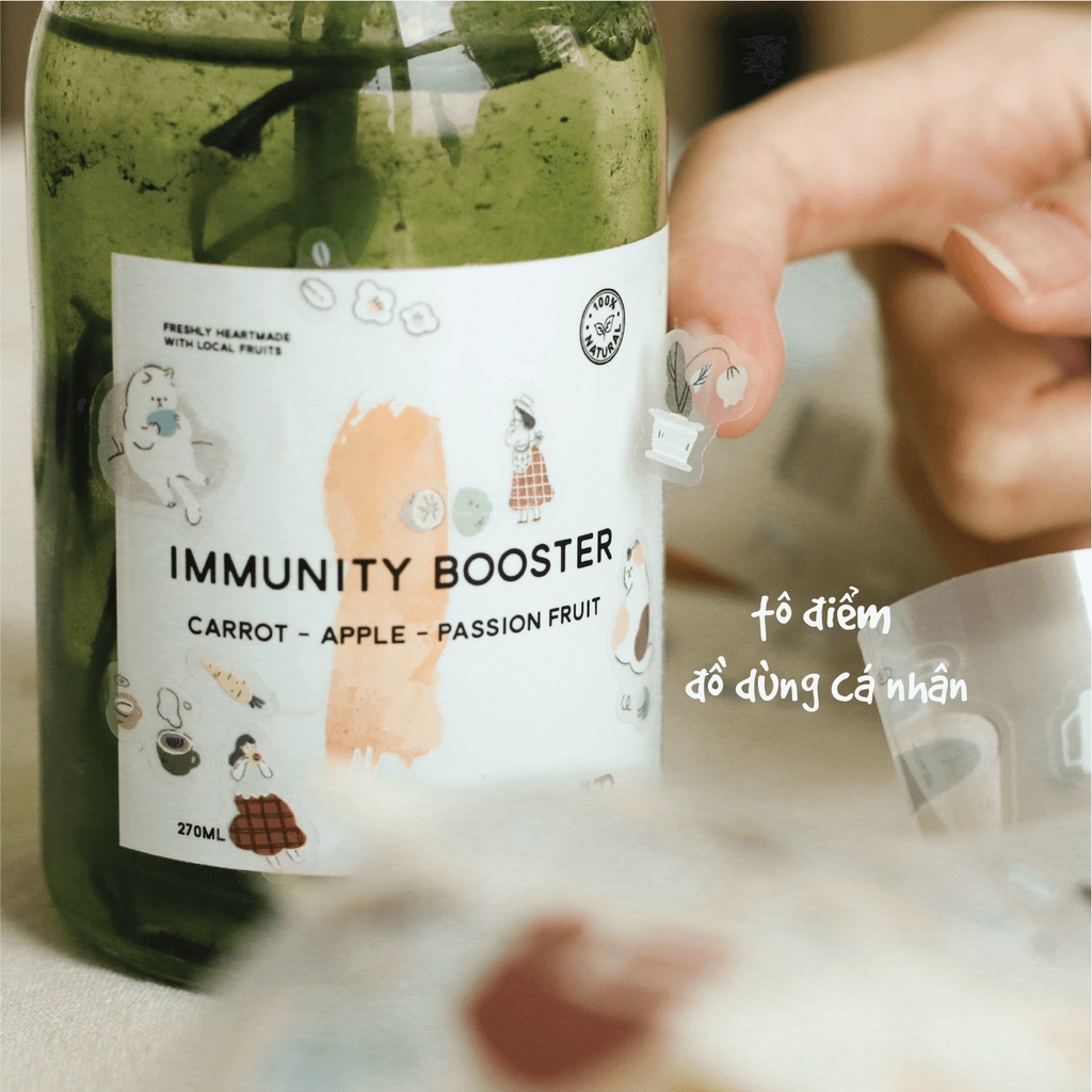 Stickers PET bế sẵn 'Uchi no Neko' by teayoushop