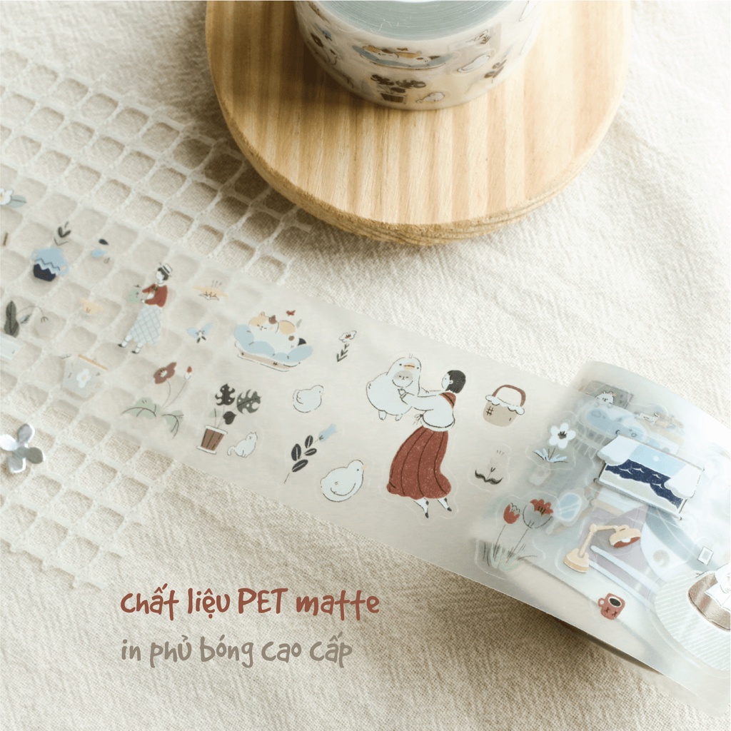 Stickers PET bế sẵn 'Uchi no Neko' by teayoushop