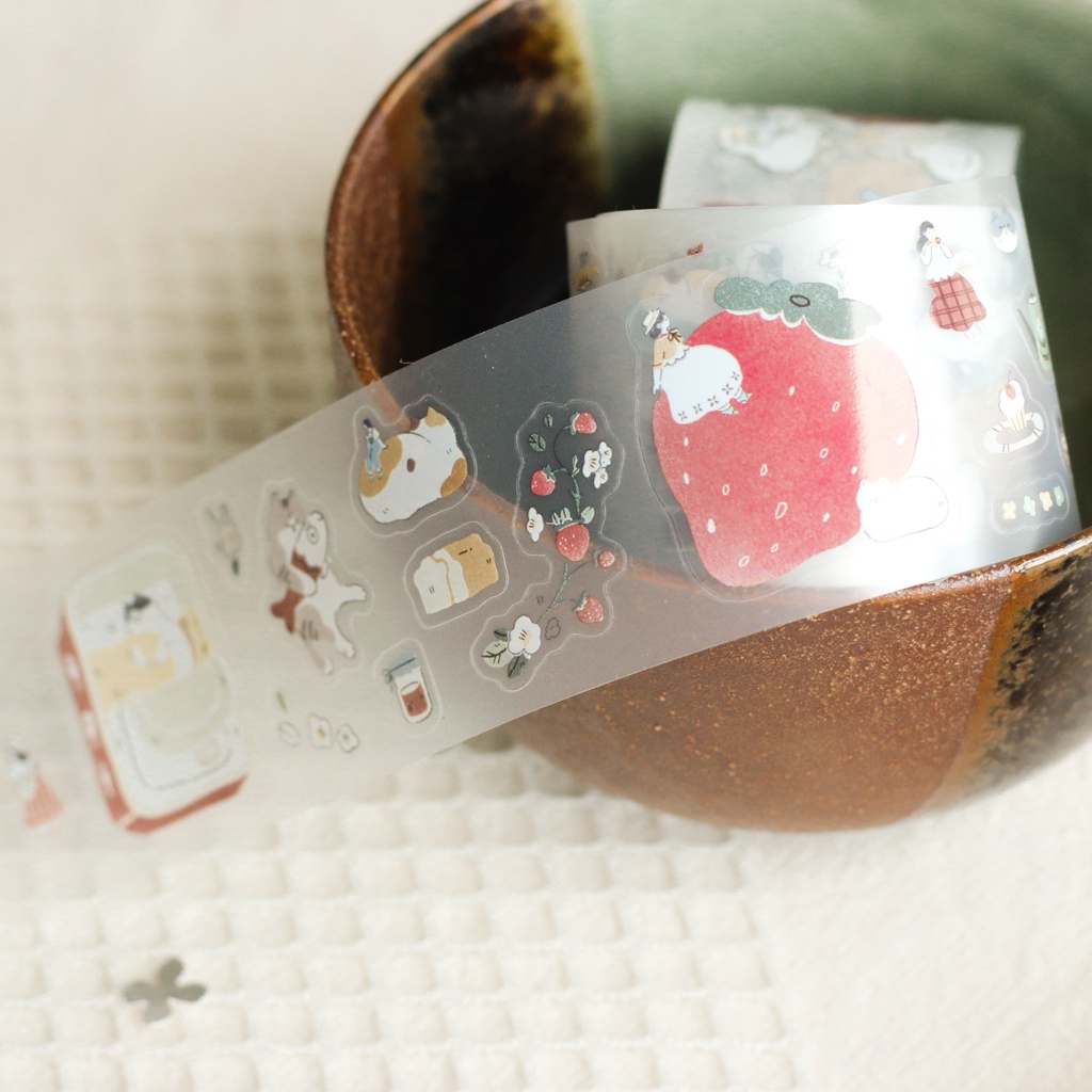 Stickers PET bế sẵn 'Uchi no Neko' by teayoushop