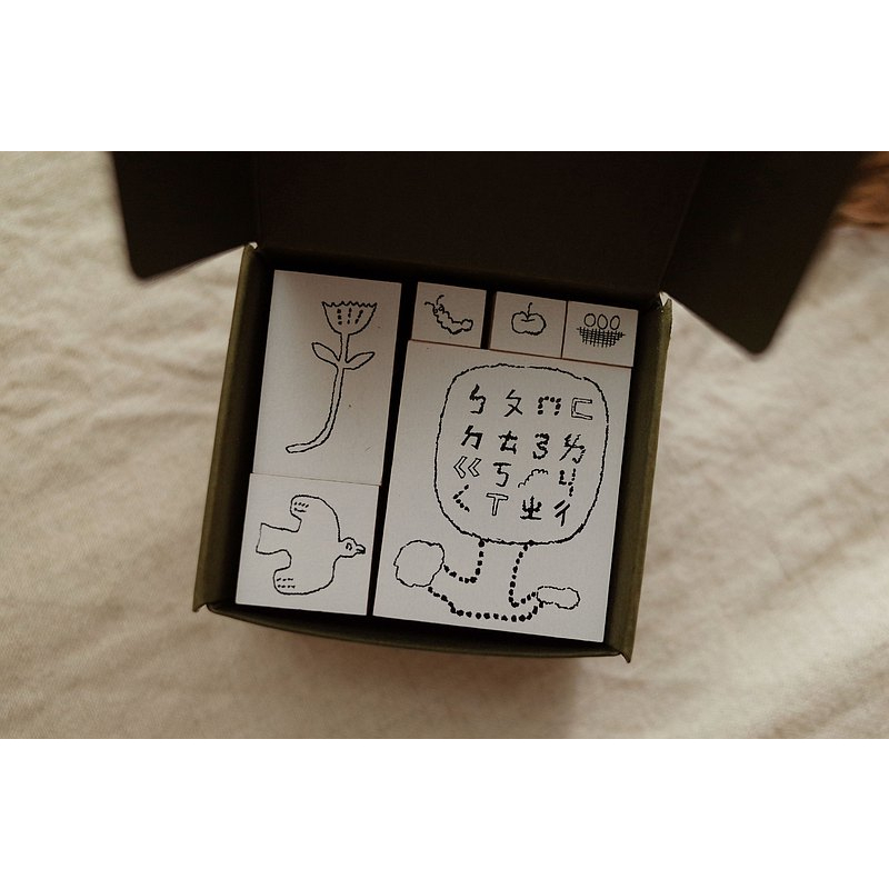 Các mẫu con dấu gỗ lẻ hãng Pion và Misshoegg