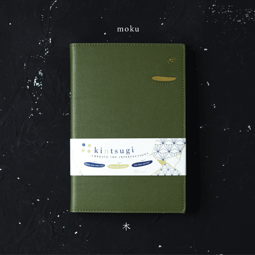 Sổ bìa da cao cấp 'Kintsugi' ✨ Bìa da rời 3 lớp - Nam chân ẩn - 4 loại Ruột Sổ | teayoushop