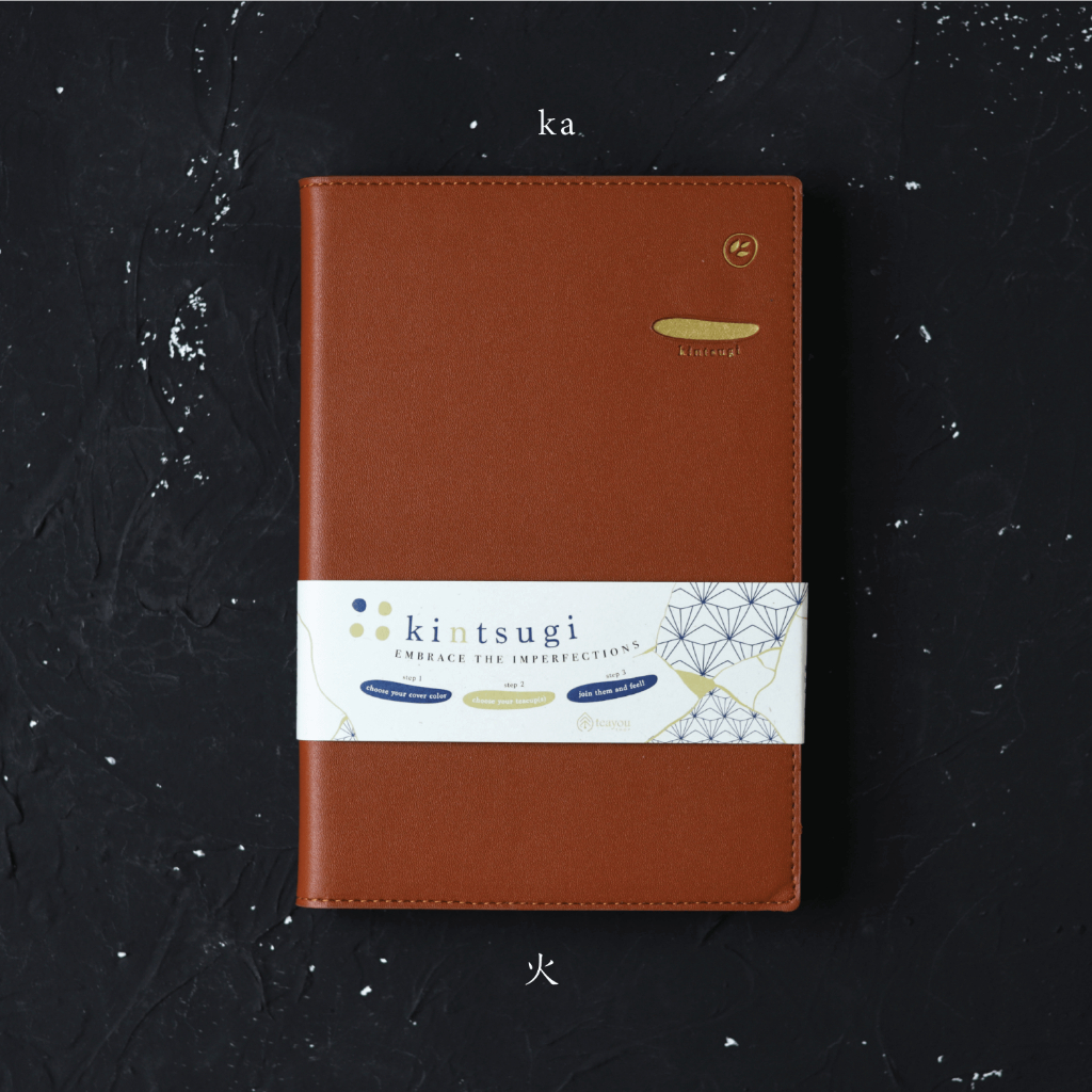 Sổ bìa da cao cấp 'Kintsugi' ✨ Bìa da rời 3 lớp - Nam chân ẩn - 4 loại Ruột Sổ | teayoushop