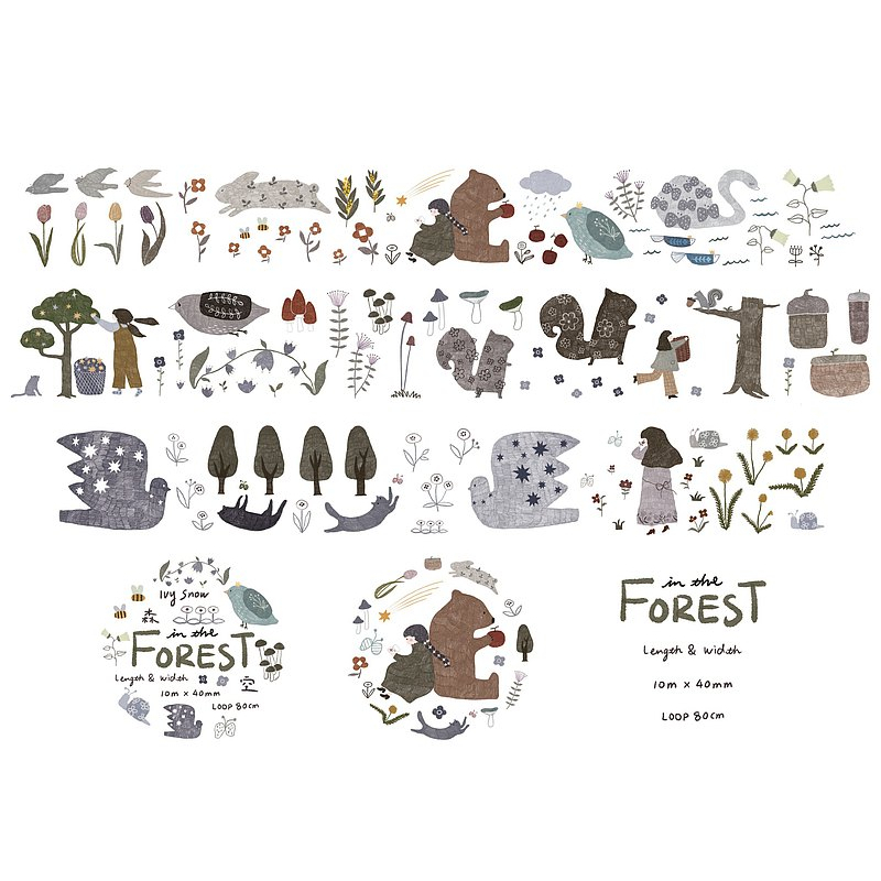 [Chiết lẻ] PET tape hãng Ivy Snow