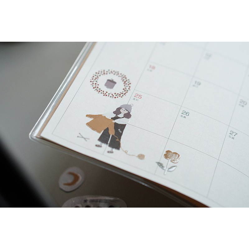 Rub on stickers Ivy Snow