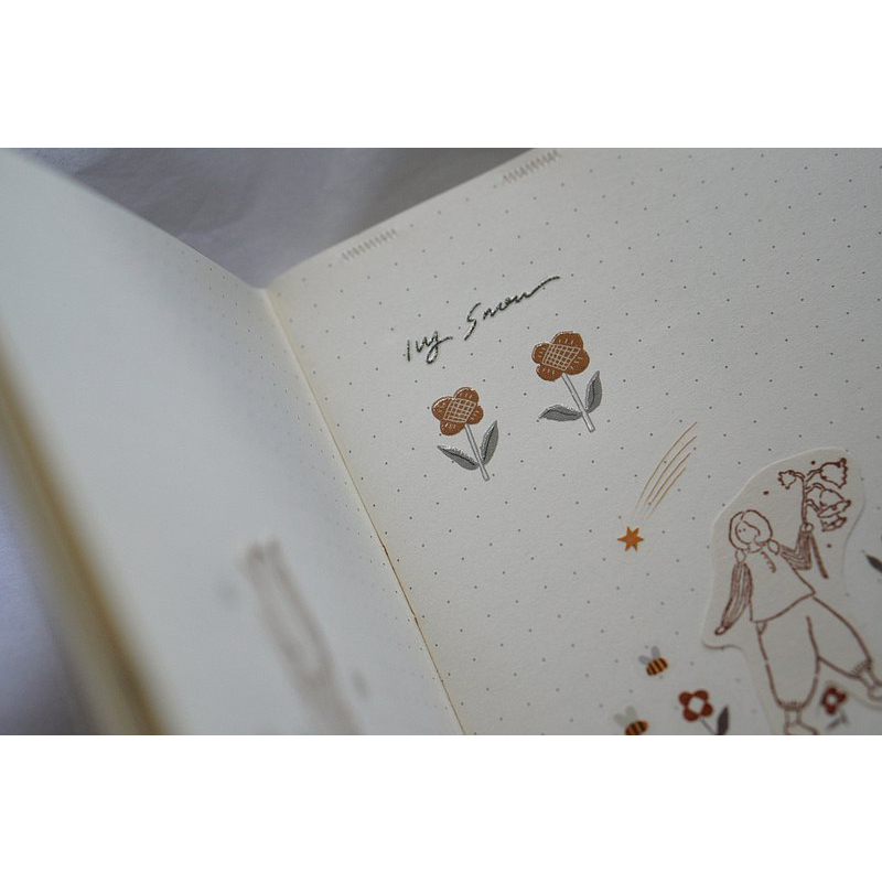 Rub on stickers Ivy Snow