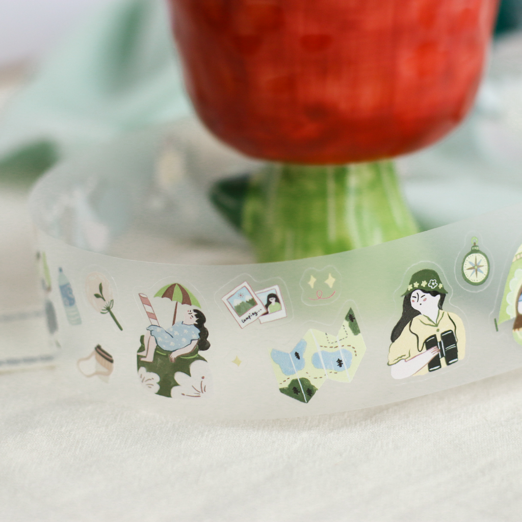 [Chiết lẻ] PET Tape Summer Fairies bế sẵn by teayou shop