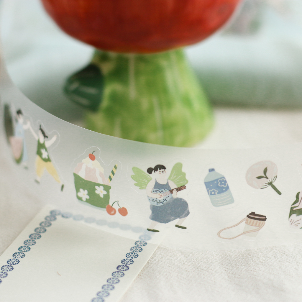 [Chiết lẻ] PET Tape Summer Fairies bế sẵn by teayou shop