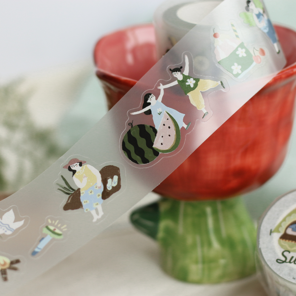 [Chiết lẻ] PET Tape Summer Fairies bế sẵn by teayou shop