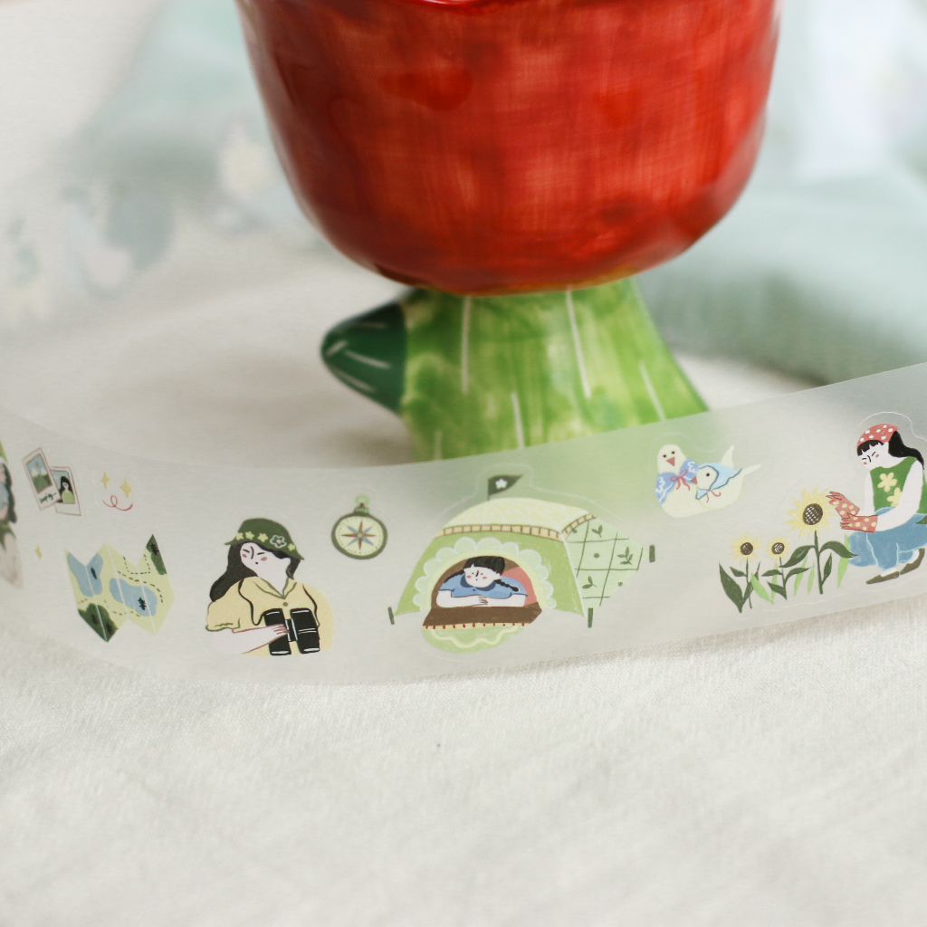 [Chiết lẻ] PET Tape Summer Fairies bế sẵn by teayou shop