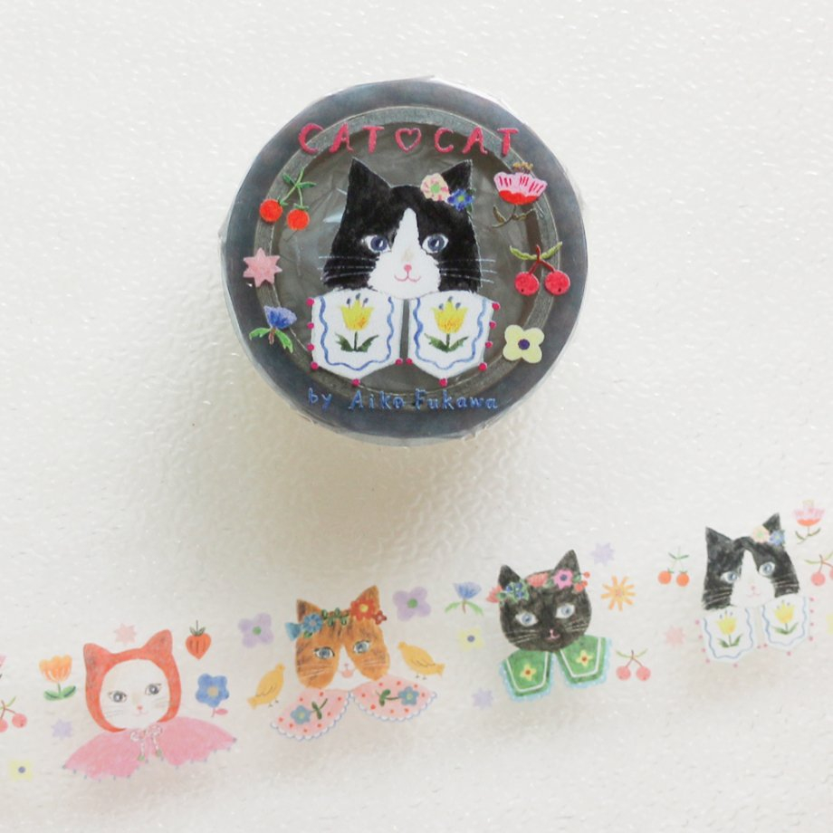 Chiết chu kì 1 m | các mẫu washi tape - pet tape hãng Cozyca Nhật Bản