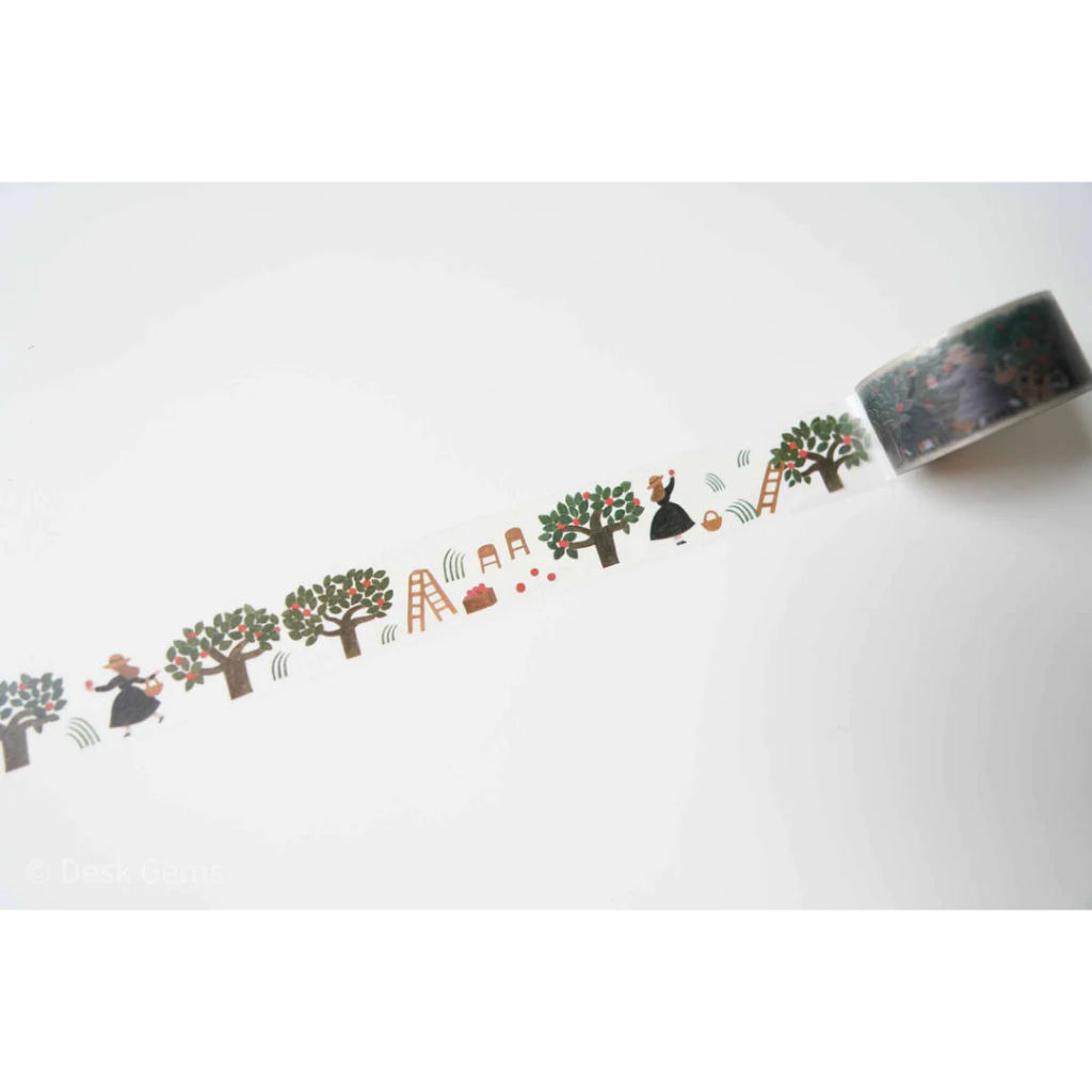 Chiết chu kì 1 m | các mẫu washi tape - pet tape hãng Cozyca Nhật Bản