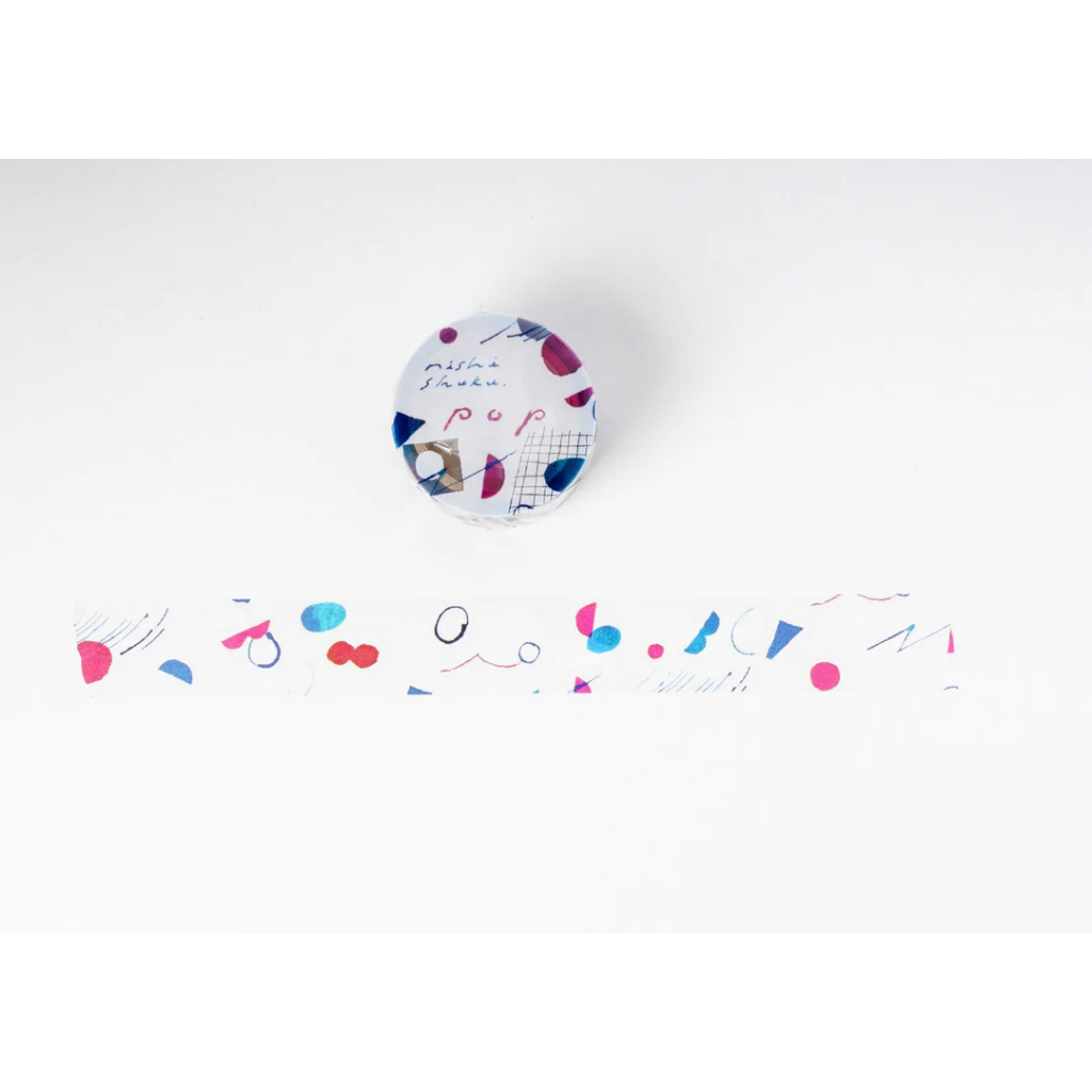 Chiết chu kì 1 m | các mẫu washi tape - pet tape hãng Cozyca Nhật Bản