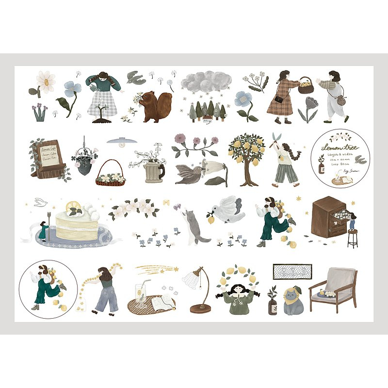 [Chiết lẻ] PET tape hãng Ivy Snow