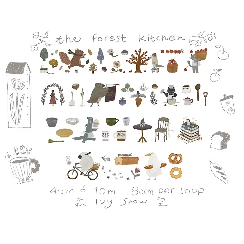 [Chiết lẻ] PET tape hãng Ivy Snow