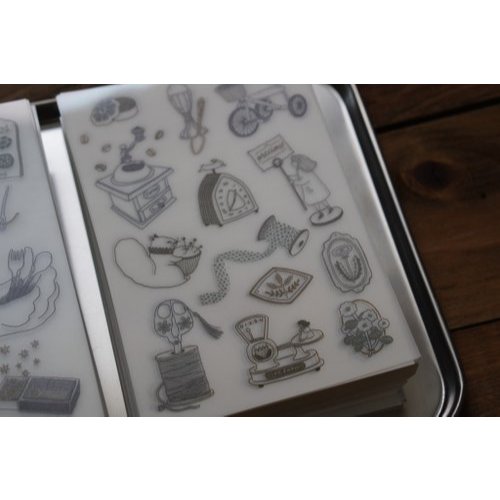 Rub on stickers Ivy Snow