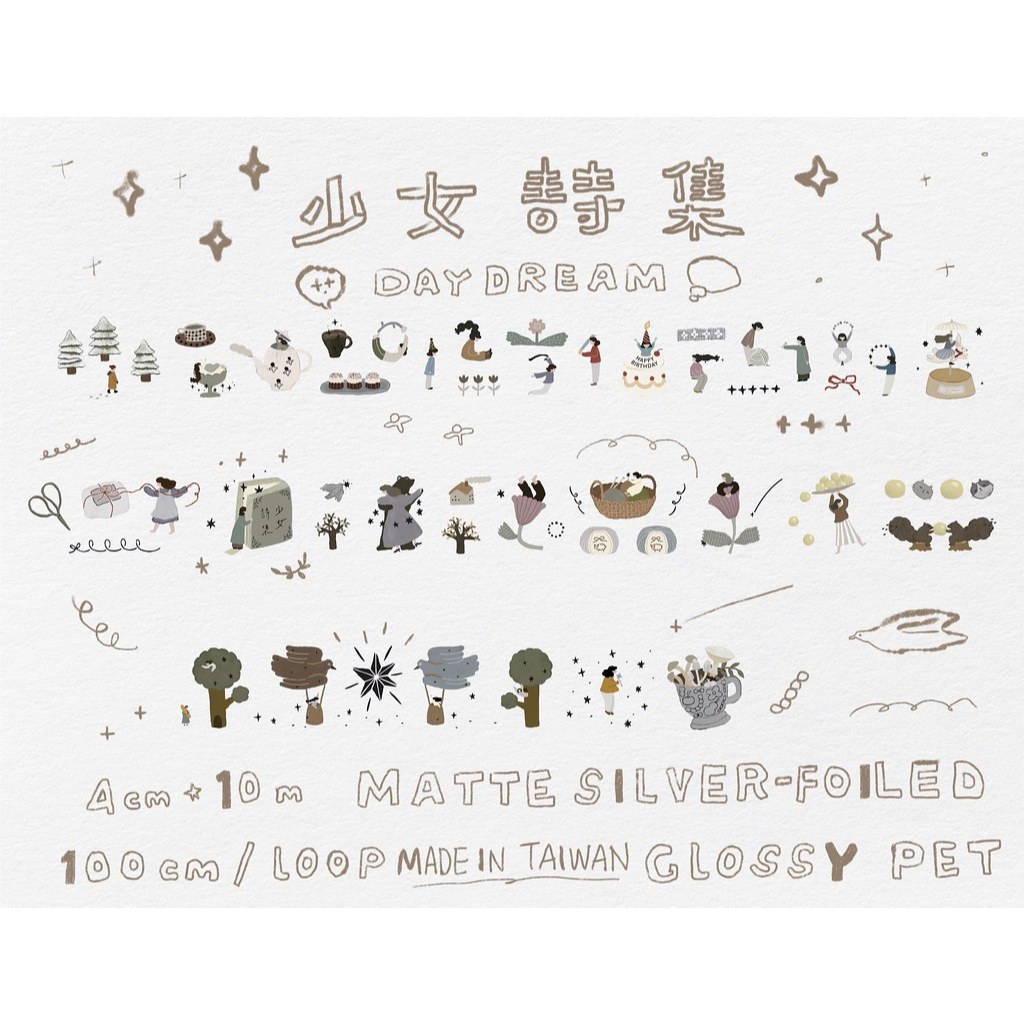 [Chiết lẻ] PET tape hãng Ivy Snow