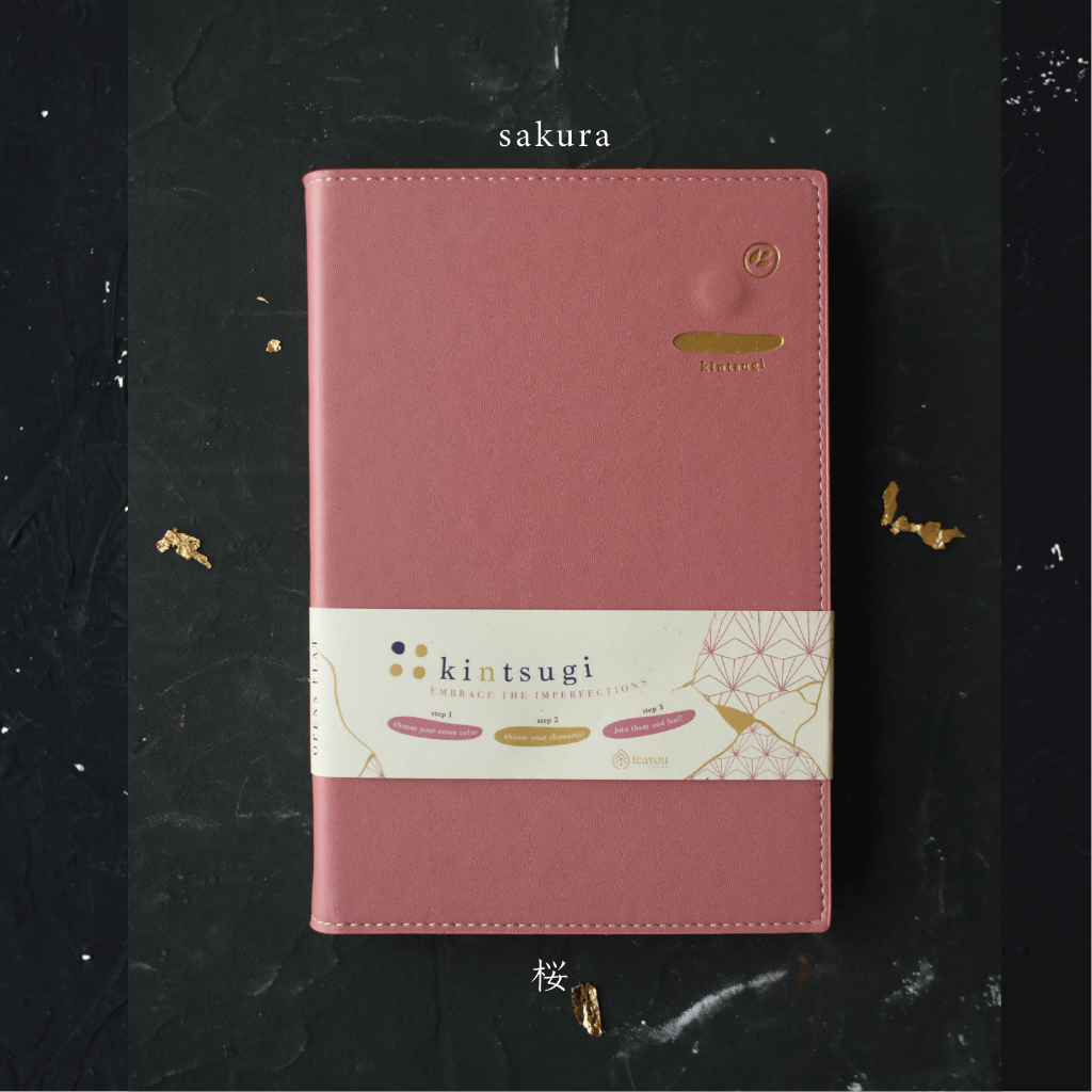 Sổ bìa da cao cấp 'Kintsugi' ✨ Bìa da rời 3 lớp - Nam chân ẩn - 4 loại Ruột Sổ | teayoushop