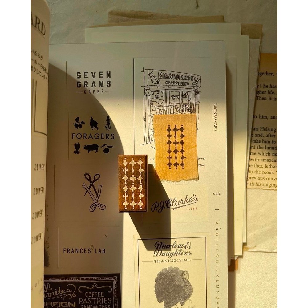 Các mẫu con dấu gỗ lẻ hãng Pion và Misshoegg