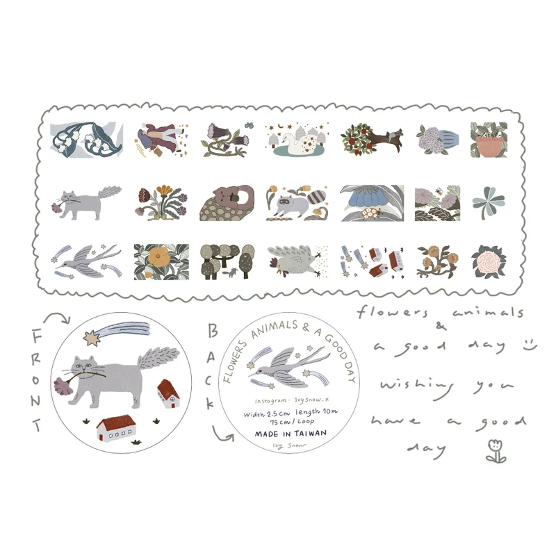 [Chiết lẻ] PET tape hãng Ivy Snow