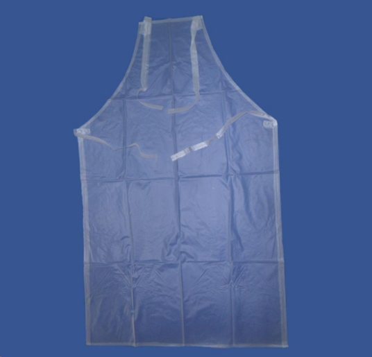 Tạp dề nhựa trắng PVC. Yếm. size M