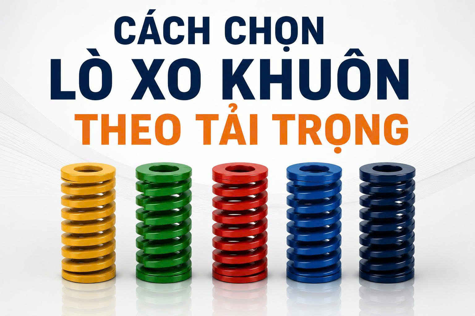 Cách chọn lò xo khuôn theo tải trọng