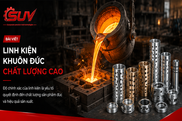 Linh kiện khuôn đúc chất lượng cao – Yếu tố tạo nên sản phẩm hoàn hảo