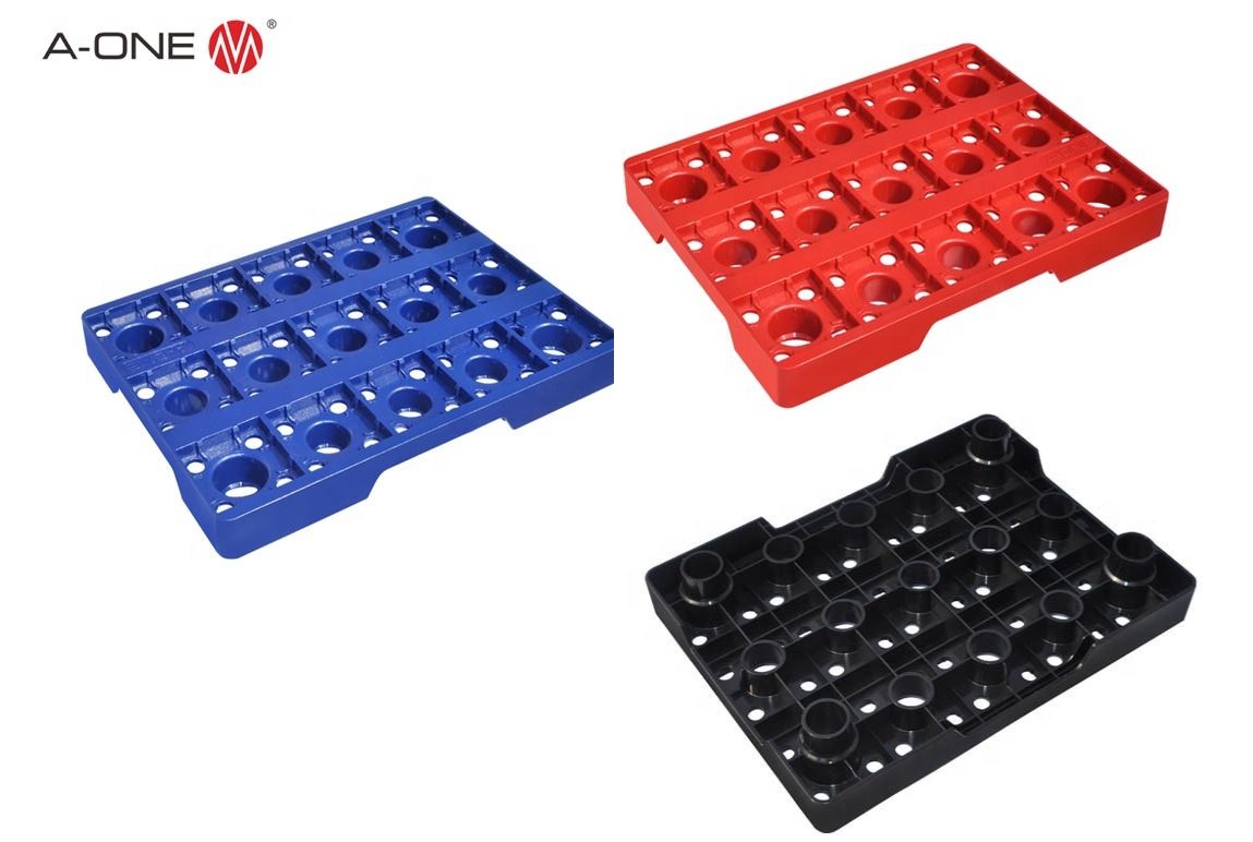 Bản vẽ khay đựng điện cực A-ONE 3A-300107 15 vị trí