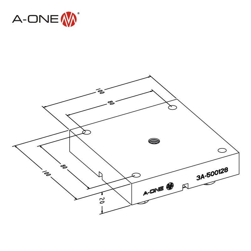 Gá điện cực nhôm A-ONE 3A-500128