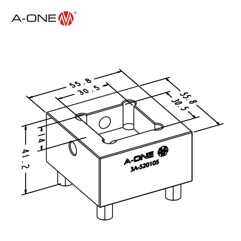 Gá Điện Cực Vuông A-ONE 3A-520105