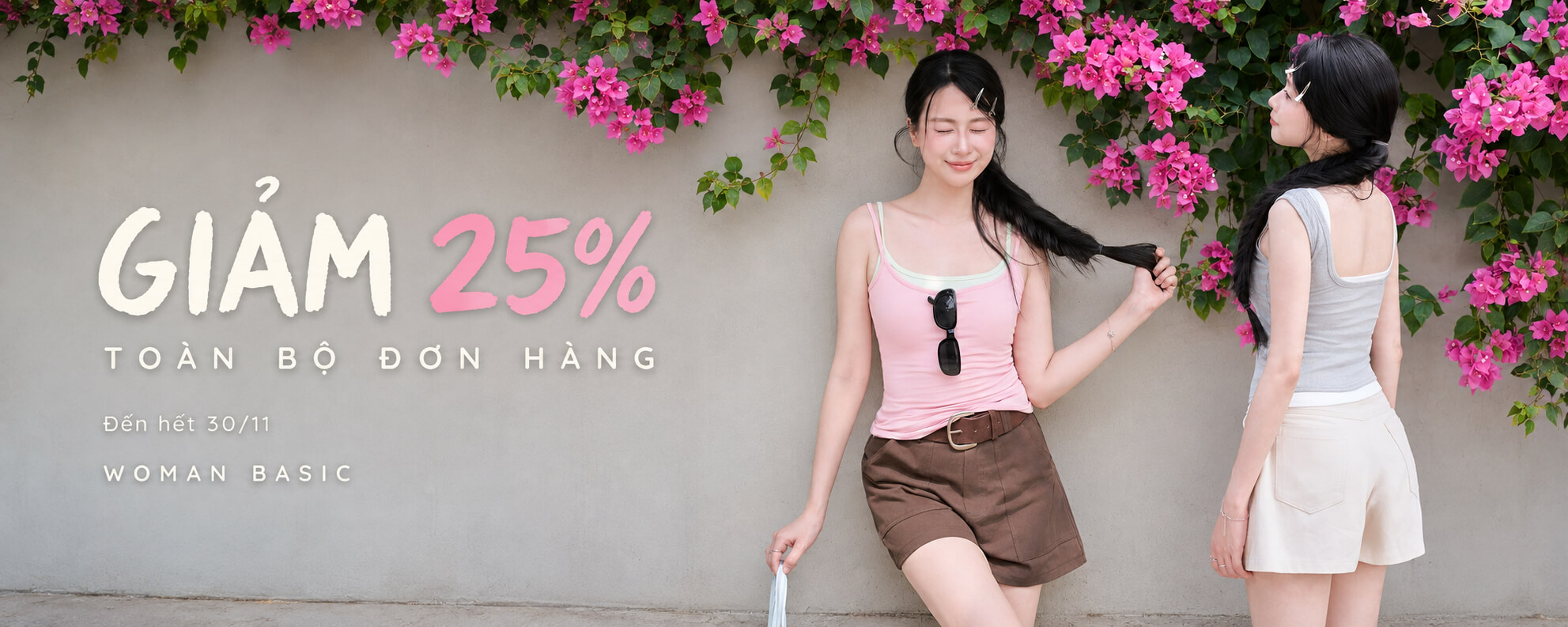 Bộ sưu tập summer vibes nhà woman basic