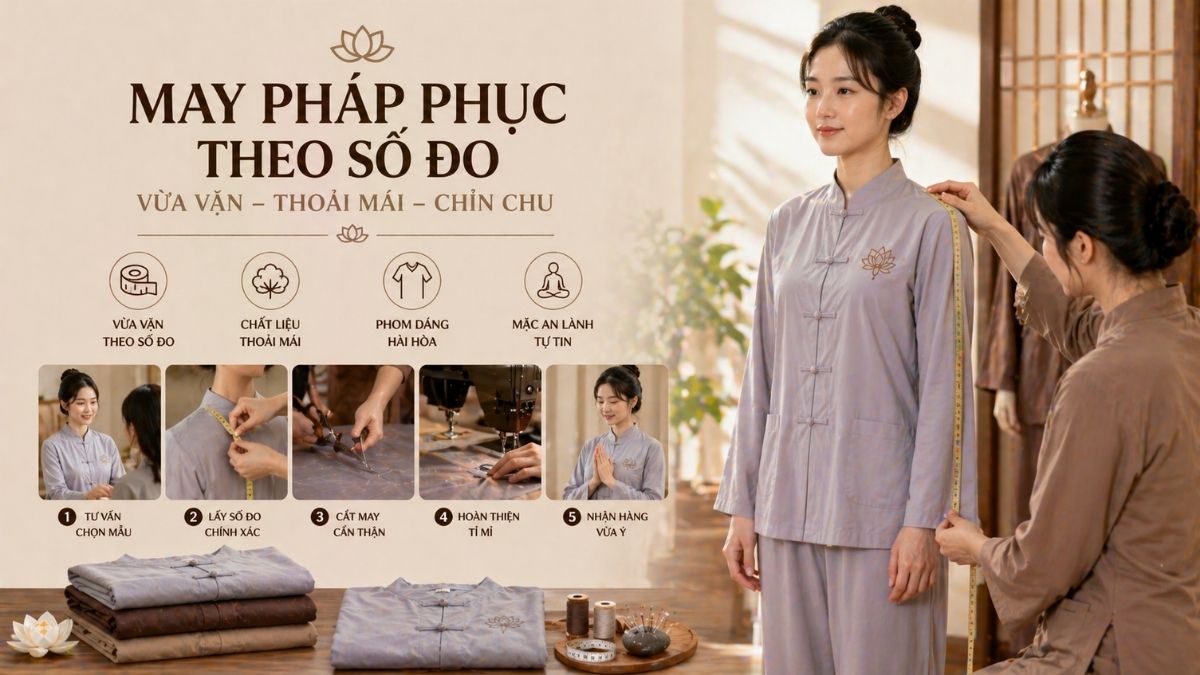 Đặt may pháp phục theo số đo: Khi nào nên chọn may theo yêu cầu?