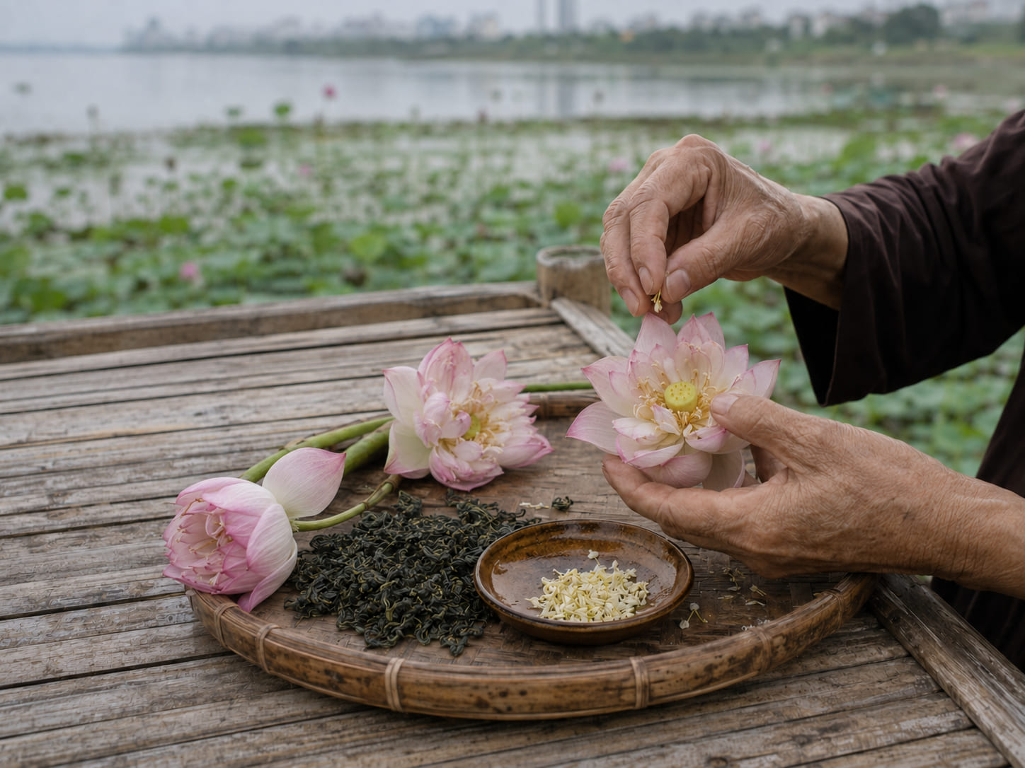 Trà Sen Tây Hồ – Tinh Hoa Văn Hóa Trà Hà Nội