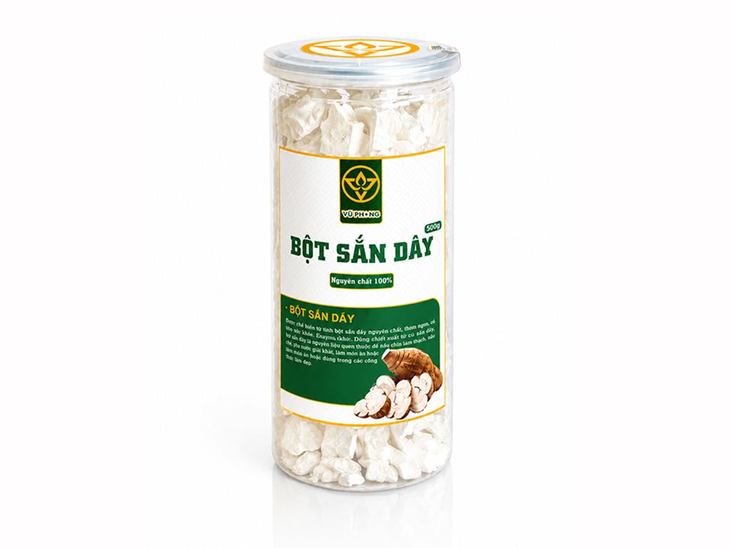 Bột Sắn Dây Vũ Phong hộp 500gram