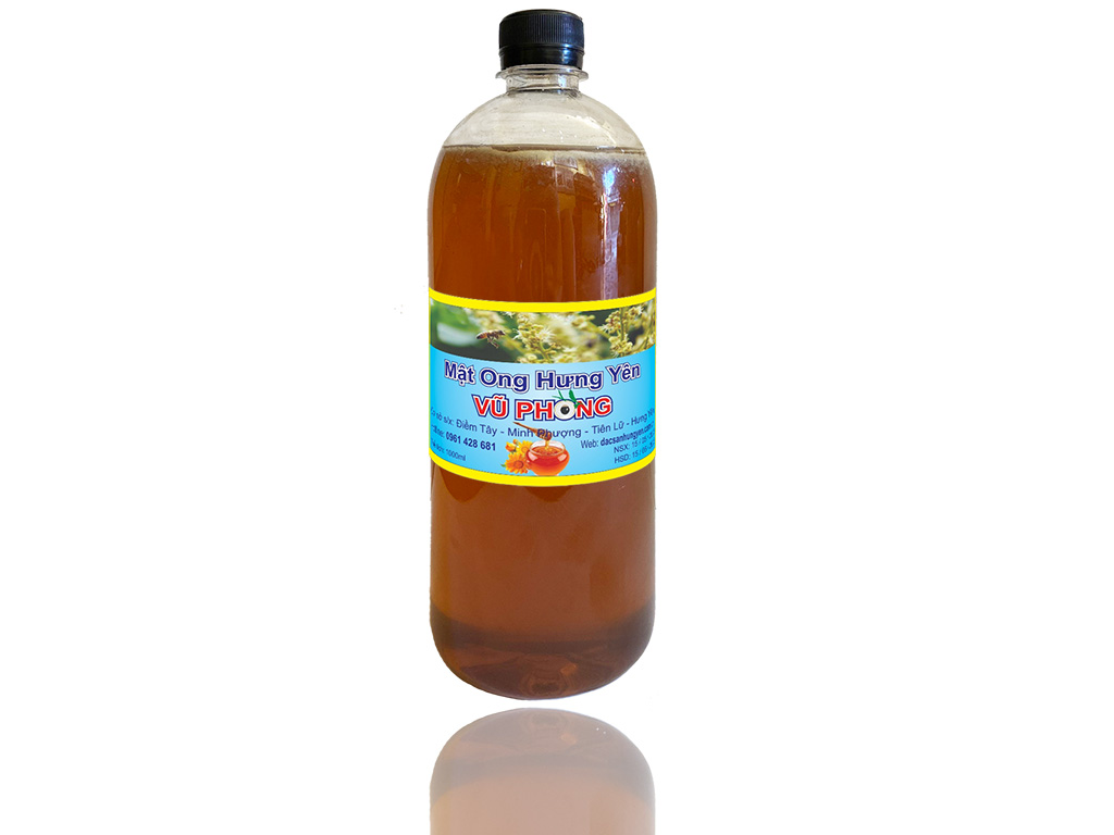 Mật Ong Hoa Nhãn Chai 1000ml