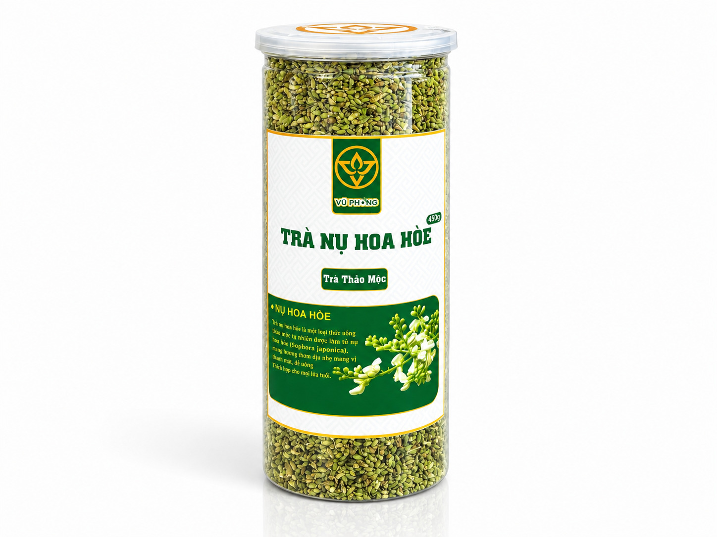 Trà Nụ Hoa Hoè Vũ Phong hộp 450gram