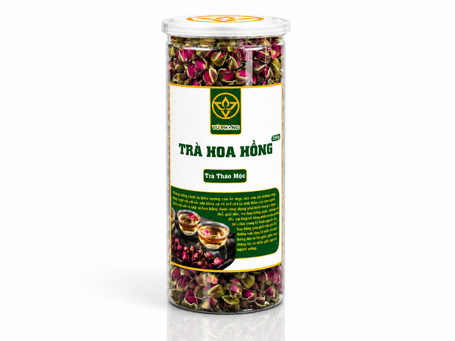 Trà Nụ Hoa Hồng Vũ Phong hộp 250gram