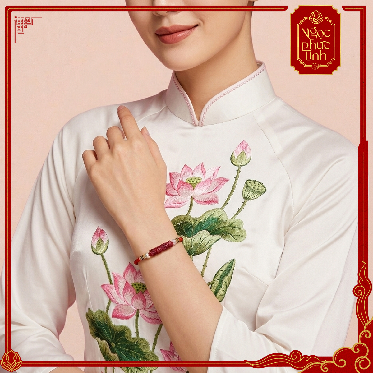 Vòng Tay Chỉ Đỏ Lục Tự Đại Minh Chú